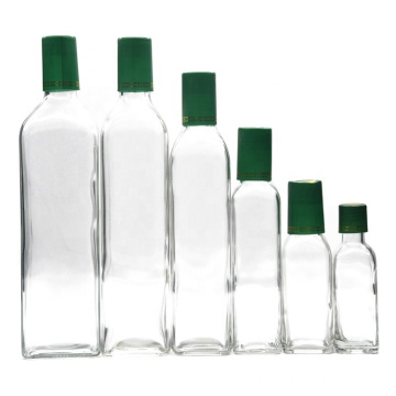 3oz 5oz 8.5oz 17oz 25.5oz 34oz Glass Olive Oil Bottle Set -Clear Oil Vinegar Bottle